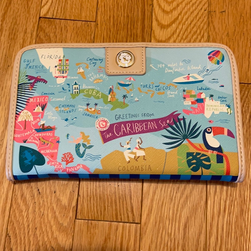 Spartina 449 Caribbean islands travel wallet new